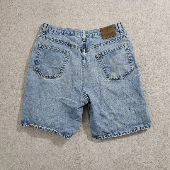 Vintage Y2k Members Mark Mens Blue Denim Jean Shorts Size 34x9 JCT - Picture 2 of 6